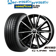 新品 サマータイヤ ホイール4本セットBADX AMD G-Line SP17インチ 7.0Jグッドイヤー エフィシエント グリ…