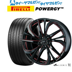 [6/4～10]割引クーポン配布新品 サマータイヤ ホイール4本セットウェッズ レオニス TE19インチ 8.0Jピレリ POWERGY (パワジー)225/40R19