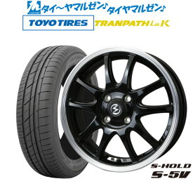 [6/4～10]割引クーポン配布新品 サマータイヤ ホイール4本セットBADX エスホールド S-5V16インチ 5.5Jトーヨータイヤ トランパス LuK 165/45R16