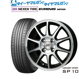 [6/4～10]割引クーポン配布新品 サマータイヤ ホイール4本セットBADX ロクサーニスポーツ SP1014インチ 4.5JNEXEN ネクセン ロードストーン ユーロビズ HP02155/65R14