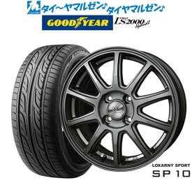 [6/4～10]割引クーポン配布新品 サマータイヤ ホイール4本セットBADX ロクサーニスポーツ SP1015インチ 4.5Jグッドイヤー イーグル LS2000 ハイブリッド2(HB2)165/55R15