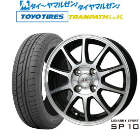 [6/4～10]割引クーポン配布新品 サマータイヤ ホイール4本セットBADX ロクサーニスポーツ SP1014インチ 4.5Jトーヨータイヤ トランパス LuK 155/65R14