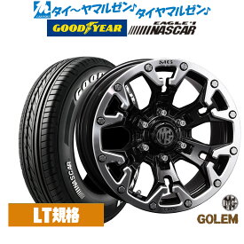 [5/23～26]割引クーポン配布新品 サマータイヤ ホイール4本セットクリムソン MG ゴーレム17インチ 7.0Jグッドイヤー EAGLE イーグル #1 NASCAR (ナスカー)215/60R17