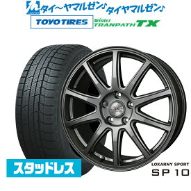 [6/4～10]割引クーポン配布新品 スタッドレスタイヤ ホイール4本セットBADX ロクサーニスポーツ SP1016インチ 6.5Jトーヨータイヤ ウィンタートランパス TX215/65R16