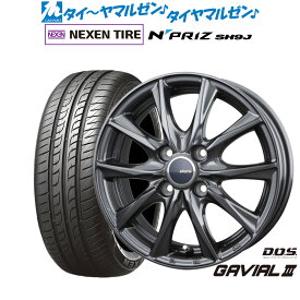 新品 サマータイヤ ホイール4本セットBADX D,O,S(DOS) ガビアルIII15インチ 4.5JNEXEN ネクセン N priz SH9J165/55R15