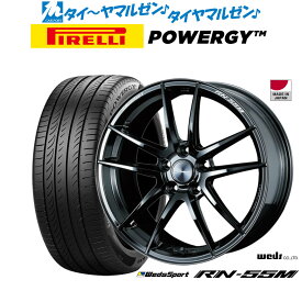 [5/23～26]割引クーポン配布新品 サマータイヤ ホイール4本セットウェッズ ウェッズスポーツ RN-55M19インチ 8.0Jピレリ POWERGY (パワジー)235/35R19