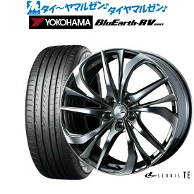 [5/23～26]割引クーポン配布新品 サマータイヤ ホイール4本セットウェッズ レオニス TE18インチ 7.0Jヨコハマ BluEarth ブルーアース RV03(RV-03)215/45R18