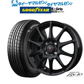 [6/4～10]割引クーポン配布新品 サマータイヤ ホイール4本セットBADX ロクサーニスポーツ RS-1015インチ 6.0Jグッドイヤー エフィシエント グリップ エコ EG01175/65R15