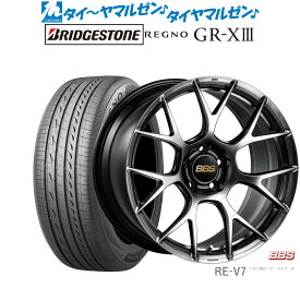[6/4～10]割引クーポン配布新品 サマータイヤ ホイール4本セットBBS JAPAN RE-V719インチ 8.5Jブリヂストン REGNO レグノ GR-XIII(GR-X3)225/40R19