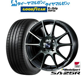 [6/4～10]割引クーポン配布新品 サマータイヤ ホイール4本セットウェッズ ウェッズスポーツ SA-25R17インチ 7.0Jグッドイヤー エフィシエント グリップ RVF02205/50R17