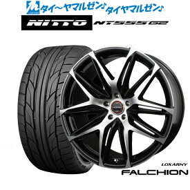 [6/4～10]割引クーポン配布新品 サマータイヤ ホイール4本セットBADX ロクサーニ ファルシオン19インチ 7.5JNITTO NT555 G2 215/35R19