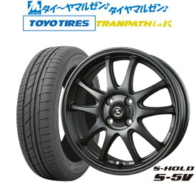 [6/4～10]割引クーポン配布新品 サマータイヤ ホイール4本セットBADX エスホールド S-5V14インチ 4.5Jトーヨータイヤ トランパス LuK 155/65R14