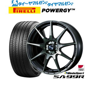 [5/23～26]割引クーポン配布新品 サマータイヤ ホイール4本セットウェッズ ウェッズスポーツ SA-99R16インチ 6.5Jピレリ POWERGY (パワジー)205/55R16