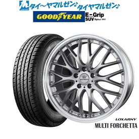 [6/4～10]割引クーポン配布新品 サマータイヤ ホイール4本セットBADX ロクサーニ マルチフォルケッタ19インチ 8.0Jグッドイヤー エフィシエント グリップ SUV HP01235/55R19