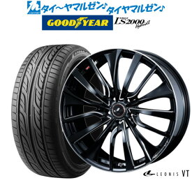 [6/4～10]割引クーポン配布新品 サマータイヤ ホイール4本セットウェッズ レオニス VT18インチ 7.0Jグッドイヤー イーグル LS2000 ハイブリッド2(HB2)215/40R18