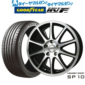 [6/4～10]割引クーポン配布新品 サマータイヤ ホイール4本セットBADX ロクサーニスポーツ SP1017インチ 7.0Jグッドイヤー イーグル RV-F(RVF)205/55R17