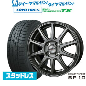 [6/4～10]割引クーポン配布新品 スタッドレスタイヤ ホイール4本セットBADX ロクサーニスポーツ SP1016インチ 6.0Jトーヨータイヤ ウィンタートランパス TX195/60R16