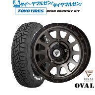 [5と0のつく日]割引クーポン配布新品 オフロードタイヤ ホイール4本セットFORCE デルタフォース OVAL(オ…