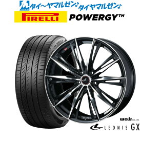 [6/4～10]割引クーポン配布新品 サマータイヤ ホイール4本セットウェッズ レオニス GX19インチ 8.0Jピレリ POWERGY (パワジー)225/40R19