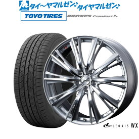 [6/4～10]割引クーポン配布新品 サマータイヤ ホイール4本セットウェッズ レオニス WX19インチ 8.0Jトーヨータイヤ プロクセス PROXES Comfort 2s (コンフォート 2s)235/55R19