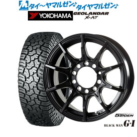 [9/19〜23]割引クーポン配布新品 サマータイヤ ホイール4本セット5ZIGEN ゴジゲン ブラックマン ジーアイ16インチ 5.5Jヨコハマ GEOLANDAR ジオランダー X-AT (G016)215/70R16