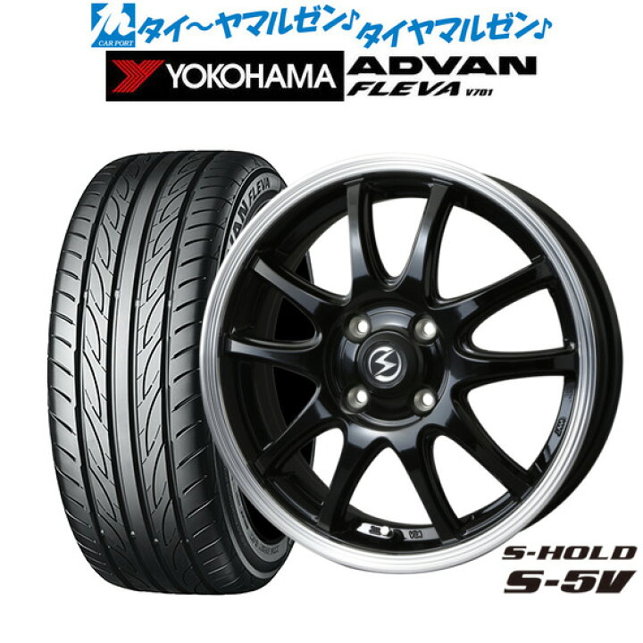 楽天市場】新品 サマータイヤ ホイール4本セットBADX エスホールド S 