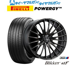 [6/1]P5倍+最大100%ポイントバック！★要エントリー新品 サマータイヤ ホイール4本セットタナベ SSR ブリッカー 01F20インチ 8.5Jピレリ POWERGY (パワジー)245/40R20