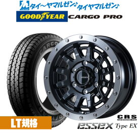 新品 サマータイヤ ホイール4本セットCRS ESSEX エセックス EX-1515インチ 6.0Jグッドイヤー カーゴ プロ195/80R15