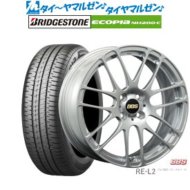 [5/18]ストアポイント3倍!!新品 サマータイヤ ホイール4本セットBBS JAPAN RE-L215インチ 5.0Jブリヂストン ECOPIA エコピア NH200C165/55R15