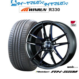 [5/23～26]割引クーポン配布新品 サマータイヤ ホイール4本セットウェッズ ウェッズスポーツ RN-55M19インチ 8.0JWINRUN ウインラン R330235/40R19