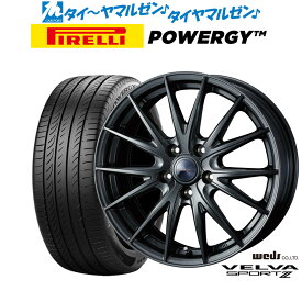 [5/18]ストアポイント3倍!!新品 サマータイヤ ホイール4本セットウェッズ ヴェルヴァ SPORT2 (スポルト2)15インチ 6.0Jピレリ POWERGY (パワジー)195/65R15