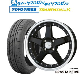 [6/4～10]割引クーポン配布新品 サマータイヤ ホイール4本セットBADX ロクサーニ グラスターファイブ16インチ 5.5Jトーヨータイヤ トランパス LuK 165/45R16