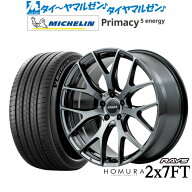 新品 サマータイヤ ホイール4本セットレイズ HOMURA ホムラ 2×7 FT19インチ 7.0Jミシュラン プライマシ…