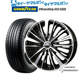 [6/4～10]割引クーポン配布新品 サマータイヤ ホイール4本セットBADX ロクサーニ タルカス16インチ 6.0Jグッドイヤー エフィシエント グリップ エコ EG02185/55R16