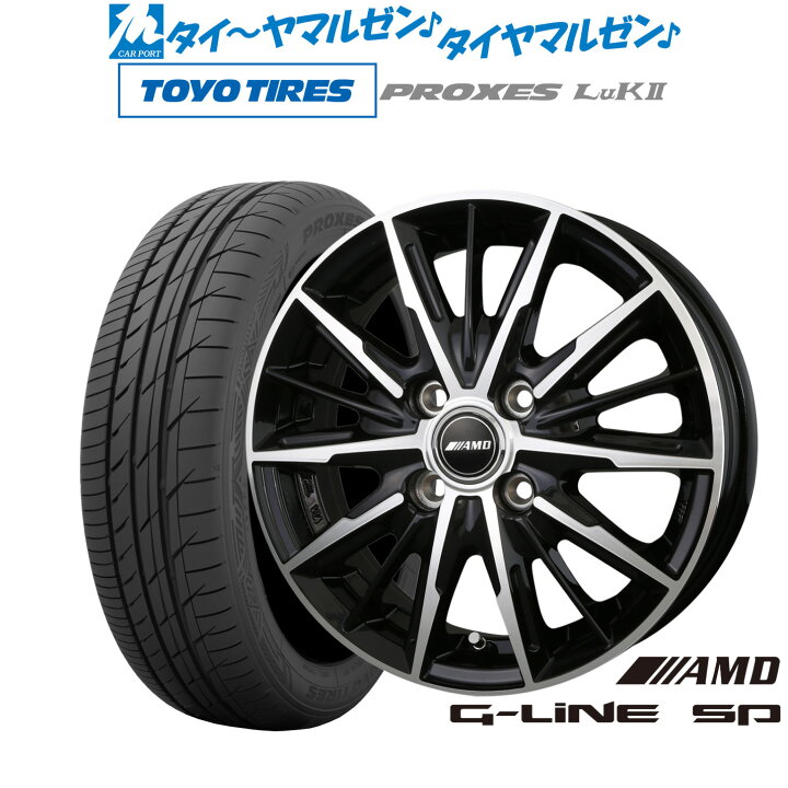 楽天市場】新品 サマータイヤ ホイール4本セットBADX AMD G-Line SP15 