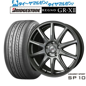 [6/4～10]割引クーポン配布新品 サマータイヤ ホイール4本セットBADX ロクサーニスポーツ SP1016インチ 6.5Jブリヂストン REGNO レグノ GR-XII(GR-X2)215/55R16