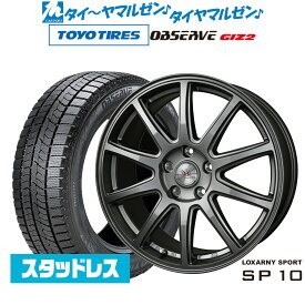 [6/4～10]割引クーポン配布新品 スタッドレスタイヤ ホイール4本セットBADX ロクサーニスポーツ SP1016インチ 6.5Jトーヨータイヤ OBSERVE オブザーブ GIZ2(ギズツー)205/60R16