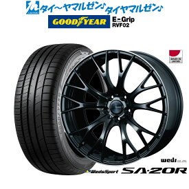 [6/4～10]割引クーポン配布新品 サマータイヤ ホイール4本セットウェッズ ウェッズスポーツ SA-20R20インチ 8.5Jグッドイヤー エフィシエント グリップ RVF02245/45R20