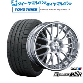 [6/4～10]割引クーポン配布新品 サマータイヤ ホイール4本セットタナベ SSR ライナー M10R19インチ 8.0Jトーヨータイヤ プロクセス PROXES スポーツ2 225/40R19