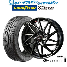 [6/4～10]割引クーポン配布新品 サマータイヤ ホイール4本セットウェッズ レオニス IT17インチ 6.5Jグッドイヤー イーグル LS EXE（エルエス エグゼ）205/40R17