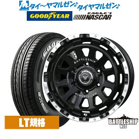 [6/4～10]割引クーポン配布新品 サマータイヤ ホイール4本セットBADX ロクサーニ バトルシップ NEO(ネオ)16インチ 6.5Jグッドイヤー EAGLE イーグル #1 NASCAR (ナスカー)215/65R16