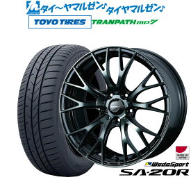 [6/4～10]割引クーポン配布新品 サマータイヤ ホイール4本セットウェッズ ウェッズスポーツ SA-20R18インチ 7.5Jトーヨータイヤ トランパス mp7 225/45R18