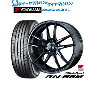 [5/23～26]割引クーポン配布新品 サマータイヤ ホイール4本セットウェッズ ウェッズスポーツ RN-55M19インチ 8.0Jヨコハマ BluEarth ブルーアース XT (AE61)235/55R19