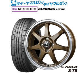 [6/4～10]割引クーポン配布新品 サマータイヤ ホイール4本セットBADX エスホールド S-7S15インチ 5.5JNEXEN ネクセン ロードストーン ユーロビズ HP02175/65R15