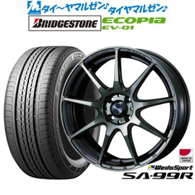 [5/23～26]割引クーポン配布新品 サマータイヤ ホイール4本セットウェッズ ウェッズスポーツ SA-99R16インチ 6.5Jブリヂストン ECOPIA エコピア EV-01205/55R16