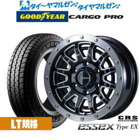 新品 サマータイヤ ホイール4本セットCRS ESSEX エセックス EX-1515インチ 6.0Jグッドイヤー カーゴ プロ195/80R15