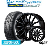 グッドイヤー ICE NAVI アイスナビ 7 日本製 (2025年製) 185/60R15新品 スタッドレスタイヤ ホイール4本…