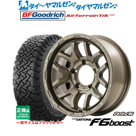 [8/4〜10]割引クーポン配布新品 オフロードタイヤ ホイール4本セットレイズ チームデイトナ F6ブースト for JIMNY/JIMNY SIERRA16インチ 6.0Jグッドリッチ オールテレーン T/A KO3175/80R16