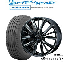 ウェッズ レオニス アルミタイヤ4本セット weds LEONIS Vx 19×8.0J 225 