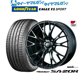 [6/4～10]割引クーポン配布新品 サマータイヤ ホイール4本セットウェッズ ウェッズスポーツ SA-20R16インチ 7.0Jグッドイヤー イーグル F1 SPORT195/50R16